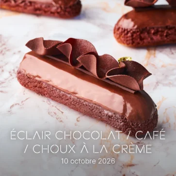Atelier Alexis Beaufils Dreux Eclair au chocolat, café